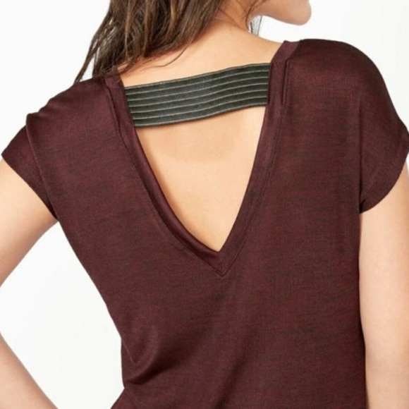 Stella & dot The Renegade Top burgundy new with tags small size - Picture 8 of 8